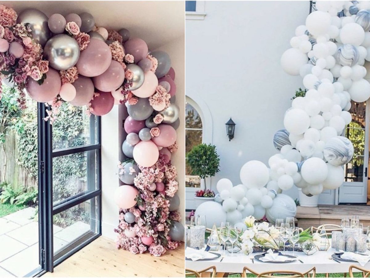 flotante cocina Gorrión Decoración con globos para tu boda - Blog de Evento.love