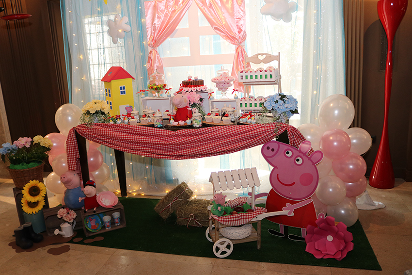 Ideas para fiesta de Peppa Pig  Fiesta de cumpleaños de peppa pig,  Decoración de peppa, Peppa pig cumpleaños decoracion